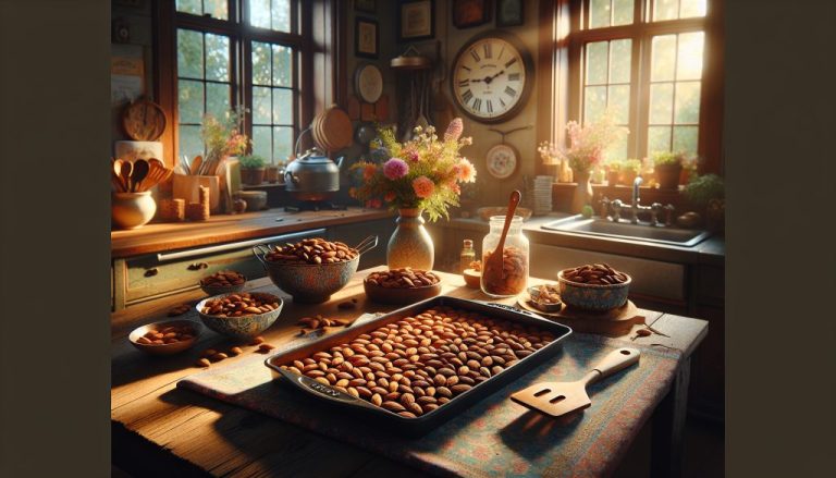 How to roast raw almonds easily