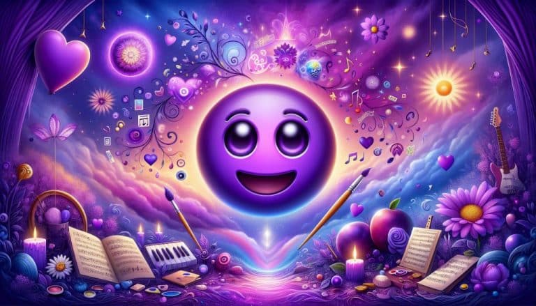 What does the purple emoji mean?
